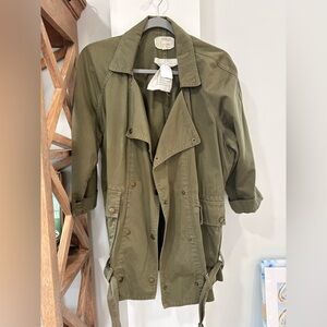 Current/Elliott Khaki Utility Jacket